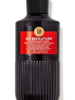 Bath & Body Works My Signature Body Wash - Black Bottle with Red Label